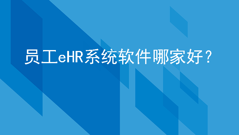 员工eHR 系统软件哪家好？